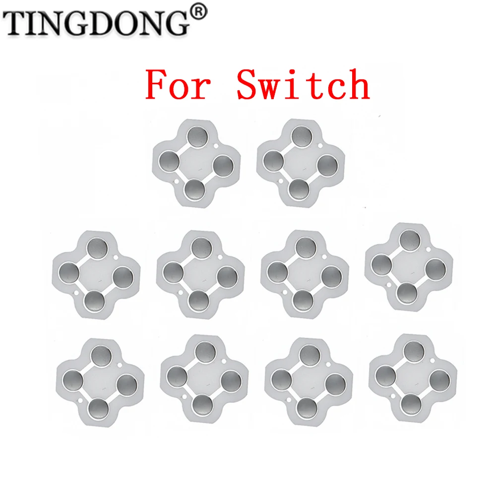 1/5/10Pcs ABXY Key Membrane Stickers PAD Replacement Electro Button Set D Pad & ABXY Buttons for Switch