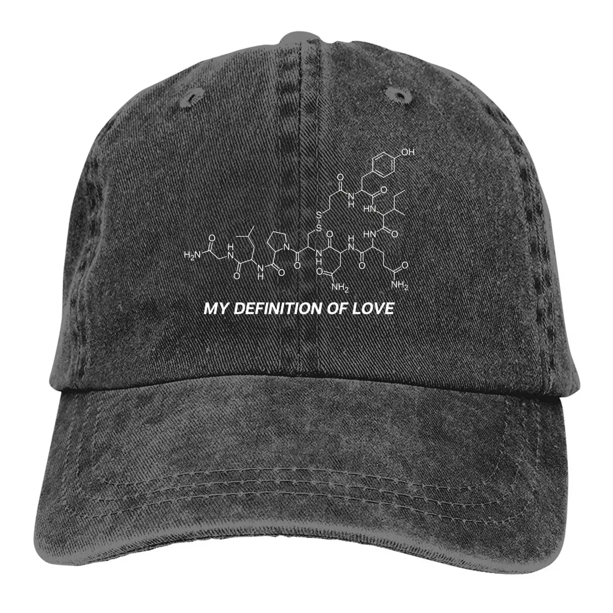 Chemistry Love Oxytocin Hormone Biochemistry Baseball Cap Men Hats Women Visor Protection Snapback Chemistry Caps