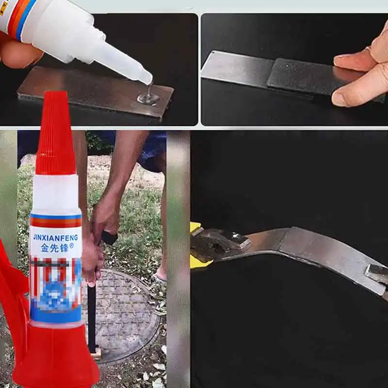 50ml Powerful Welding Adhesive Universal Quick-drying Sealer Strong Tyre Repair Glue  Tiles Fix Sealant Welding Filler for Metal