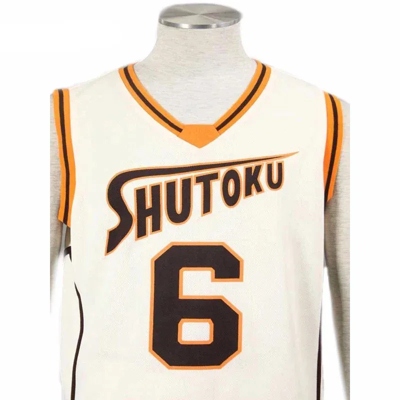 Cosplay Kuroko no Basuke SHUTOKU No. 6 10 Midorima Shintaro Basketball Jersey Costume Sports Uniform cm;5