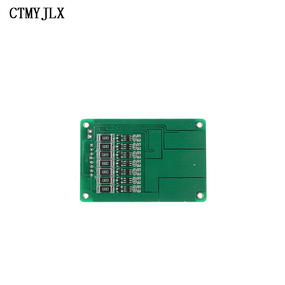 Placa de proteção da bateria do lítio BMS, módulo do carregador com equilíbrio, 18650 Li-íon, 7S, 29.4V