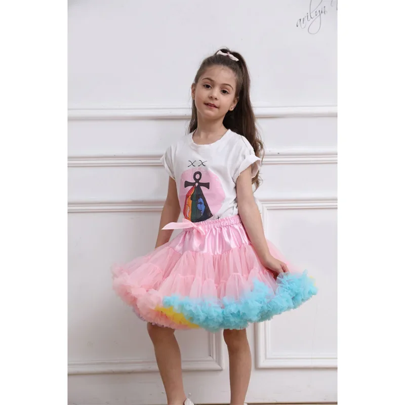 Girls Tulle Skirt Baby Children Clothes Tutu Pettiskirt Skirt Kids Clothes Princess Skirts Skirt For Girls Clothing 2-15 Years