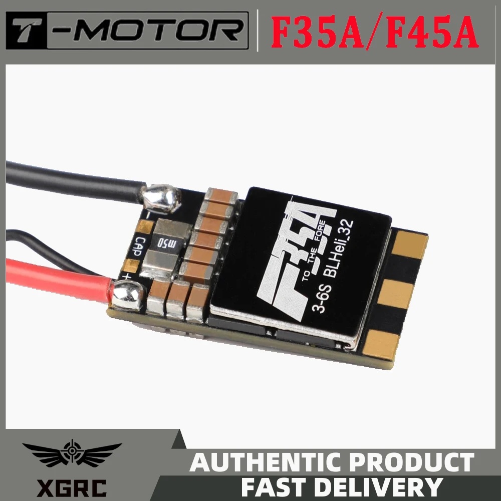 T-MOTOR F35A F45A 3-6S BLHeli_32 32Bit ESC High Quality Speed Controller for FPV RC Racing Drone Plane