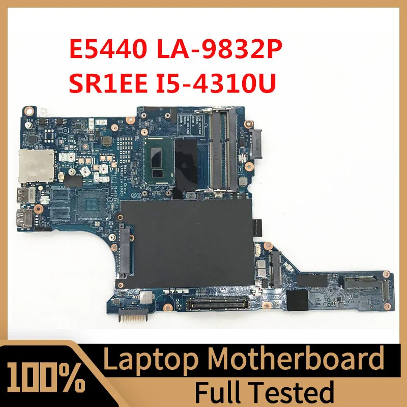 

VAW30 LA-9832P Mainboard For Dell Latitude E5440 Laptop Motherboard With SR1EE I5-4310U CPU 100%Full Tested Working Well