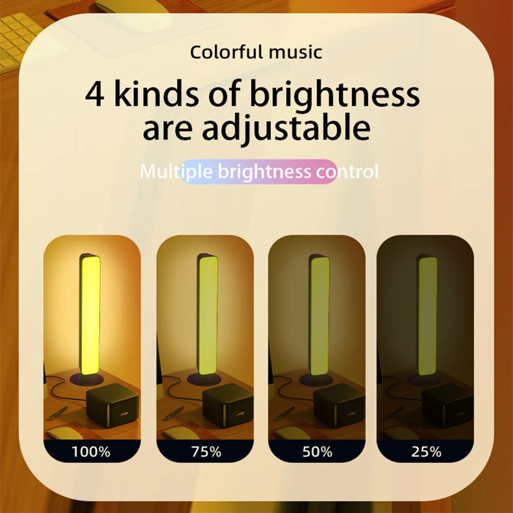 Bar Magic RGB Dreamcolor Ambient Atmosphere Light with Remote Controller for Game Room Decoration Computer Desk Lamp