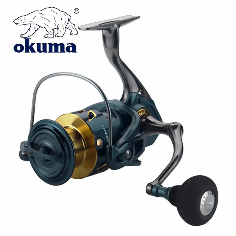 OKUMA new SA2000-7000 universal spinning wheel CNC metal rocker arm gapless road wheel waterproof wheel