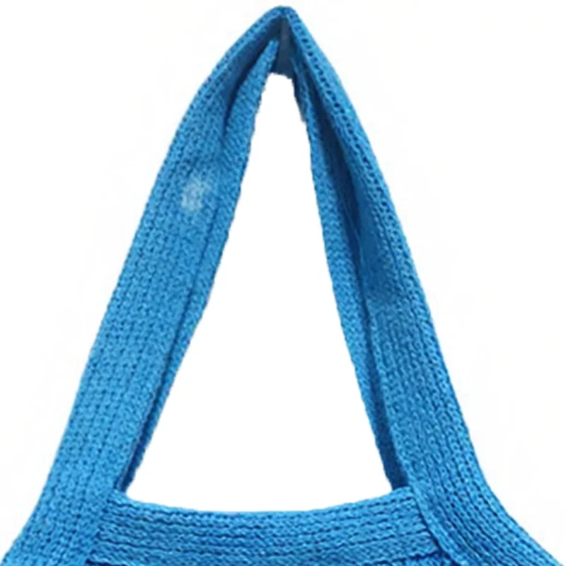 

Reusable Shopping Bag Foldable Cotton Mesh Bag Lightweight Portable with Pouch Washable Eco-friendly Mini Beach Bag