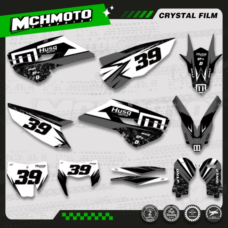 

MCHMFG Decal Sticker For Husqvarna TE FE 125 250 350 450 2014 2015 2016 Motorcycle Graphic Sticker for Husqvarna TC FC 2014 2015