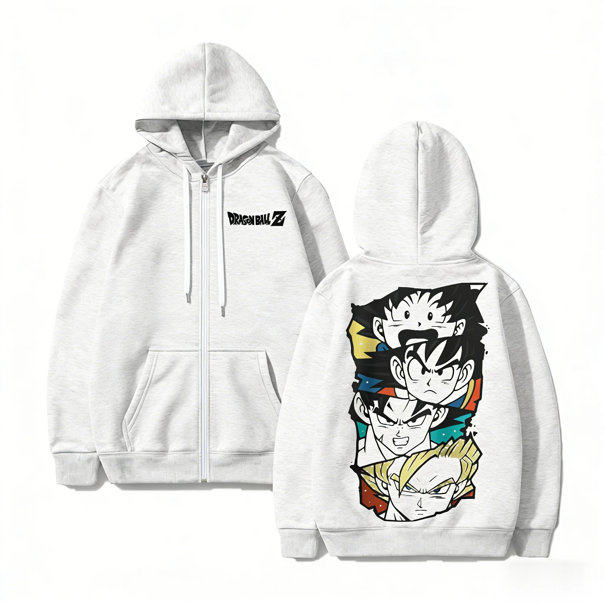 Dragon ball z anime hoodie das mulheres dos homens zip up moletom pulôver streetwear casual 2026 inverno gráfico jaqueta hoodies manga longa