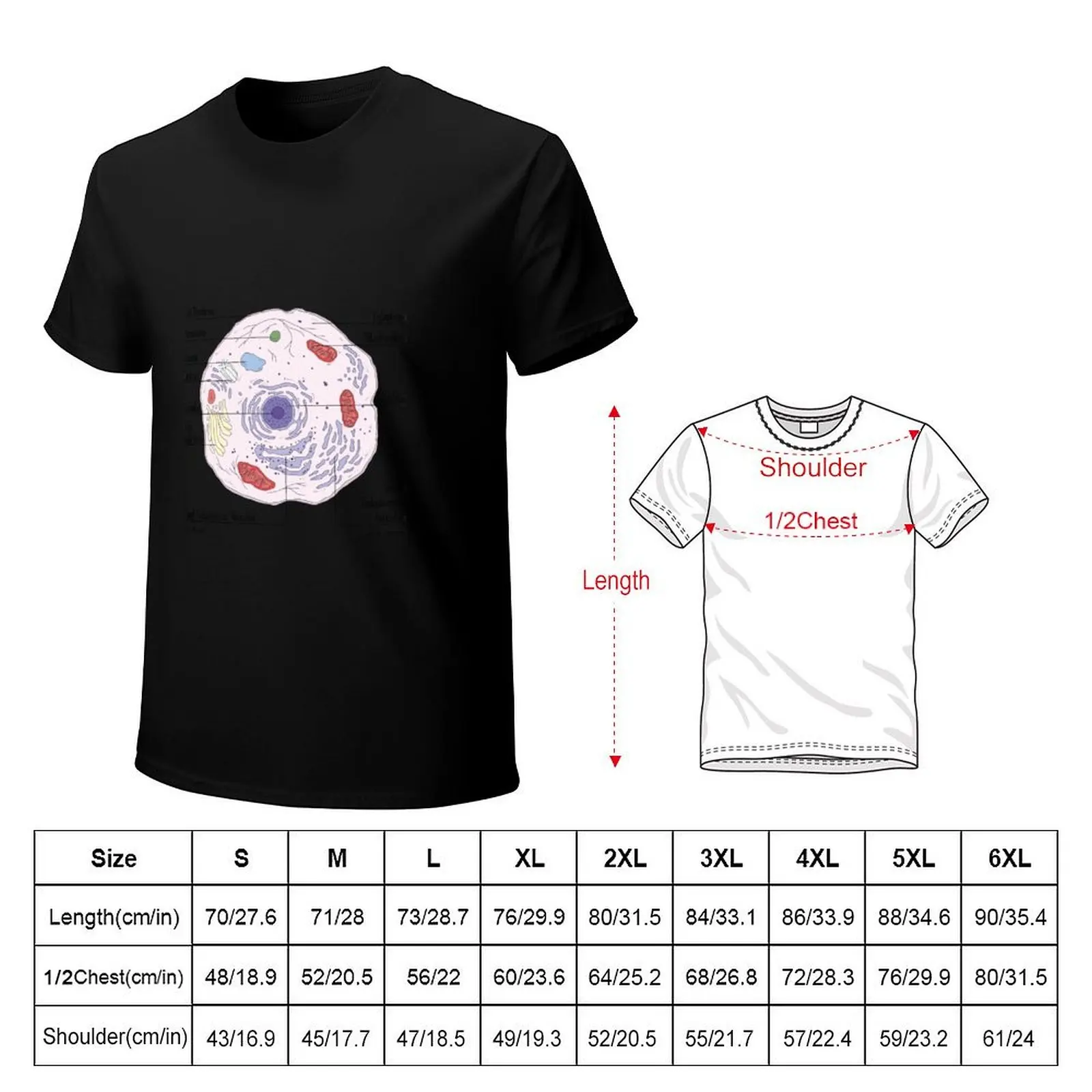 Animal Cell T-Shirt animal prinfor boys graphics boys whites kawaii clothes compression shirt men