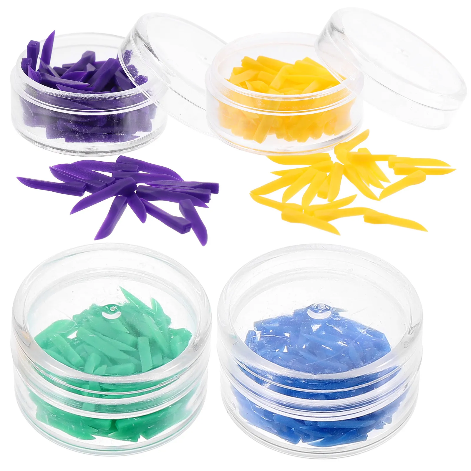 400 pcs Dental Wedges Plastic Interdental Wedges For Use Disposable Teeth Separators Safe Practical Tools