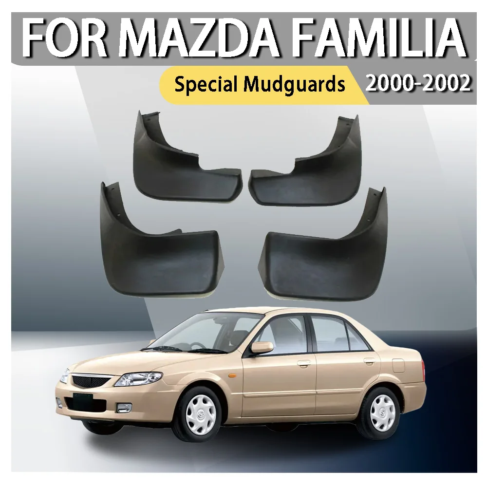 

ABS Plastic Car Decoration Special Mudguards For Mazda Familia 2000 2001 2002 Car Upgrade Cars Accessories Car Styling