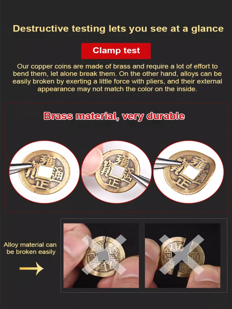 النحاس النقي خمسة الإمبراطور المال قلادة القرع Nafu جذب الثروة المنزل فنغ شوي خمسة الإمبراطور المال الزنجفر الحظ والحظ