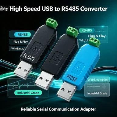 Sankai store High Speed USB to RS485 Converter, Win/Linux/Mac, Plug & Play, Industrial Grade