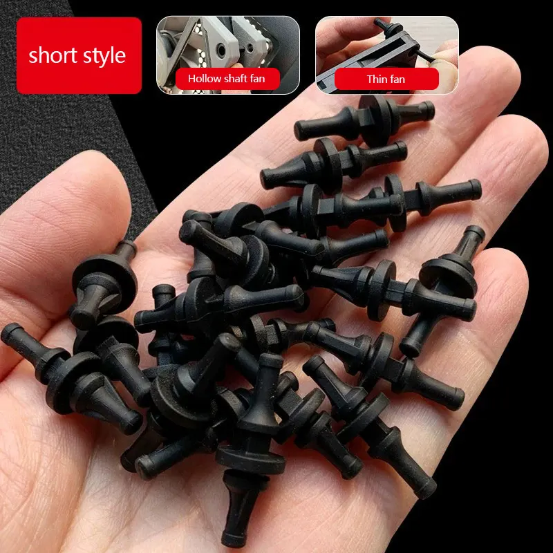 Computer Case Fan Shock-Absorbing Rubber Nail Shock-Absorbing Rubber Nail Hand Pulled Rubber Instead of Screws and Soft Nails - view 3