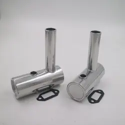 Genuine Parts! One pair Exhaust pipe for XYZ 53TS Dual Cylinder Gas/Petrol engine for RC airplanes