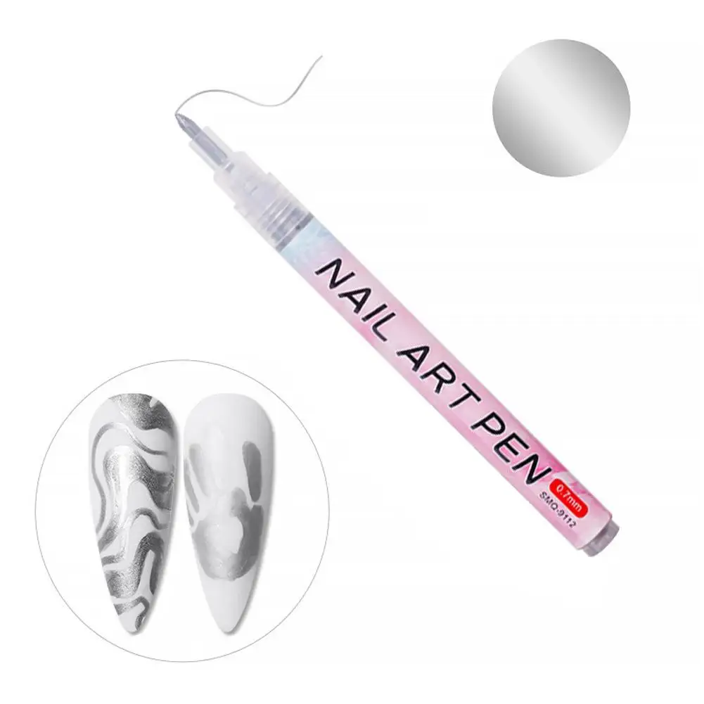 12 ピース/セット落書きネイルアートペンセット防水塗装ネイルアートペン抽象ライン細かいディテールパターンネイルマーキングツール