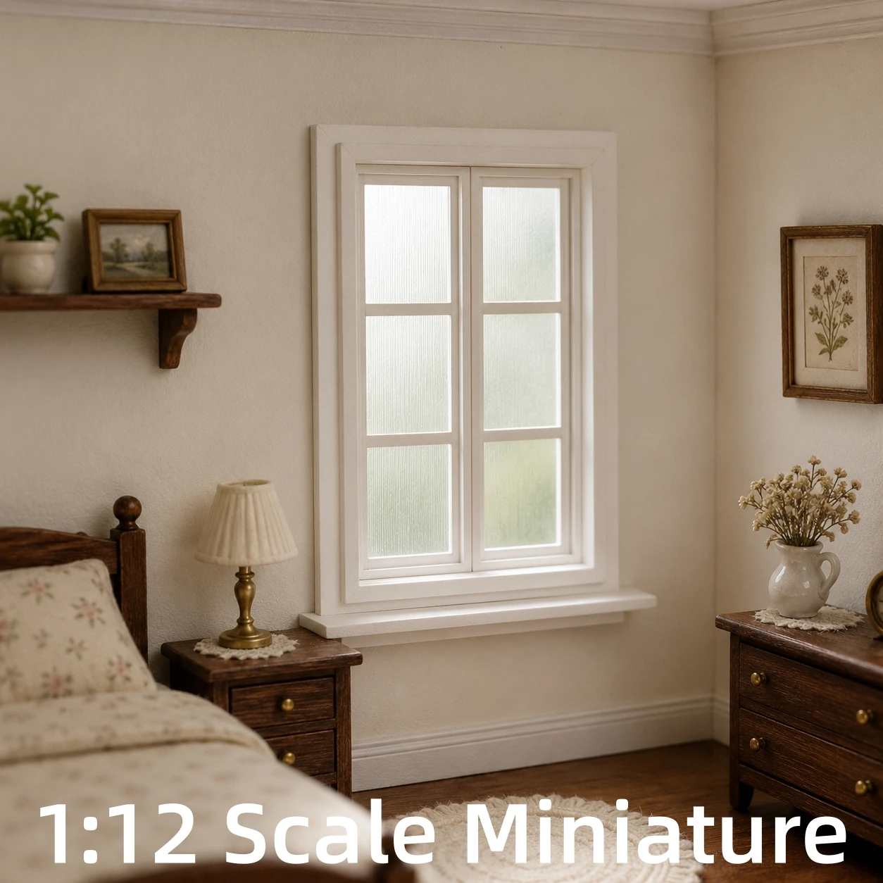 Dollhouse Furniture, Miniature Furniture, Dollhouse Miniature Models, 1:12 Scale Miniature Windows, Pla Material, Not Made of Wood, Two Colors Available Mini Window Decoration Accessories, Suitable for Decorating Scenes Such as Dollhouse Bedrooms, Living Rooms, Study Rooms, Etc., and Can Be Used as Wall Decorations, Room Accessories, and Collectible Ornaments. Exquisitely Proportioned Design Creates a Realistic and Detailed Miniature Home Space.