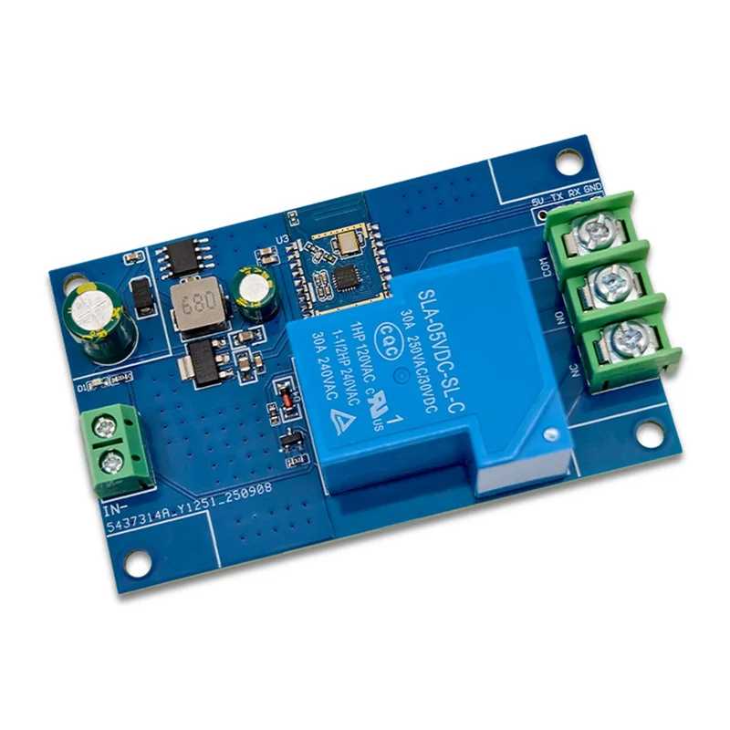 B29C-Bluetooth Proximity Switch Single-Channel 30A Relay Module, Sensor Switch, Unlock With Phone Approach, 5-32V Input