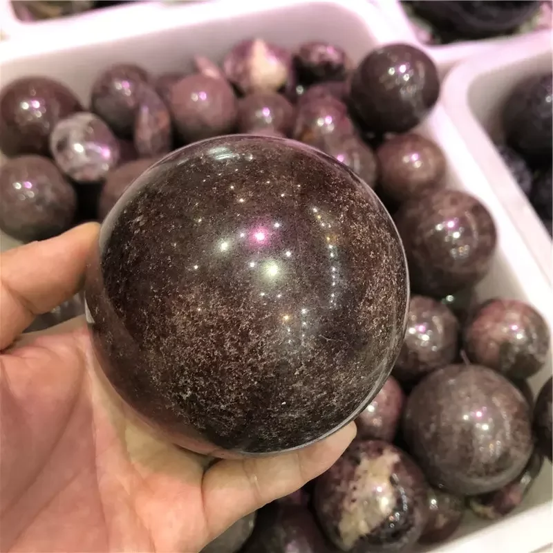 High Quality Natural Healing Crystal Balls Garnet Stone Crystal Spheres