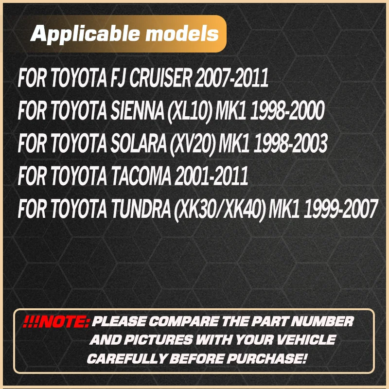 For Toyota FJ Cruiser Toyota Sienna Toyota Solara Toyota Tacoma Toyota Tundra 1999-2011 Electric Master Window Control Switch