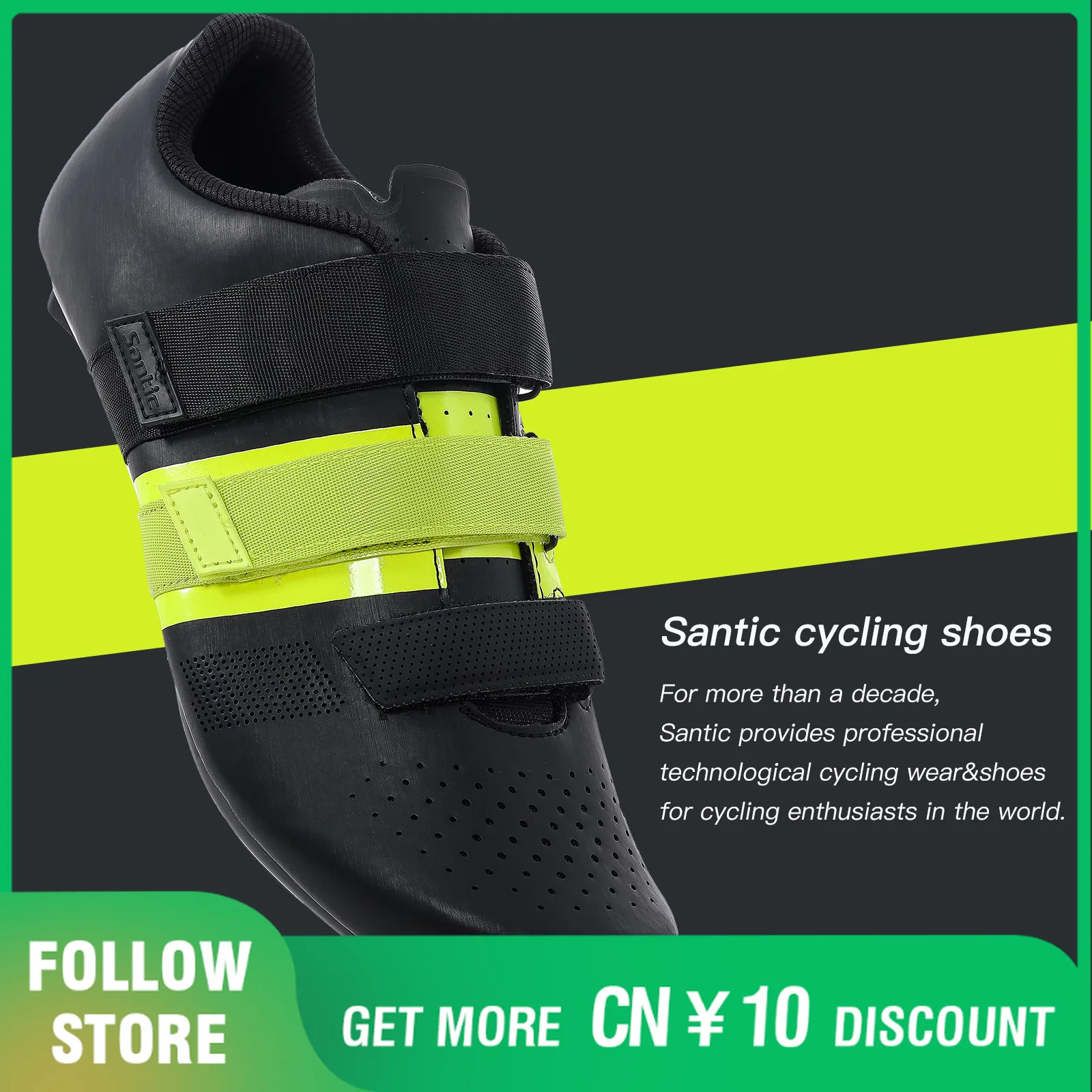 

Santic велосипедная обувь мужские уличные дышащие велосипедные спортивные кроссовки нейлоновая подошва регулируемые легкие дорожные кроссовки