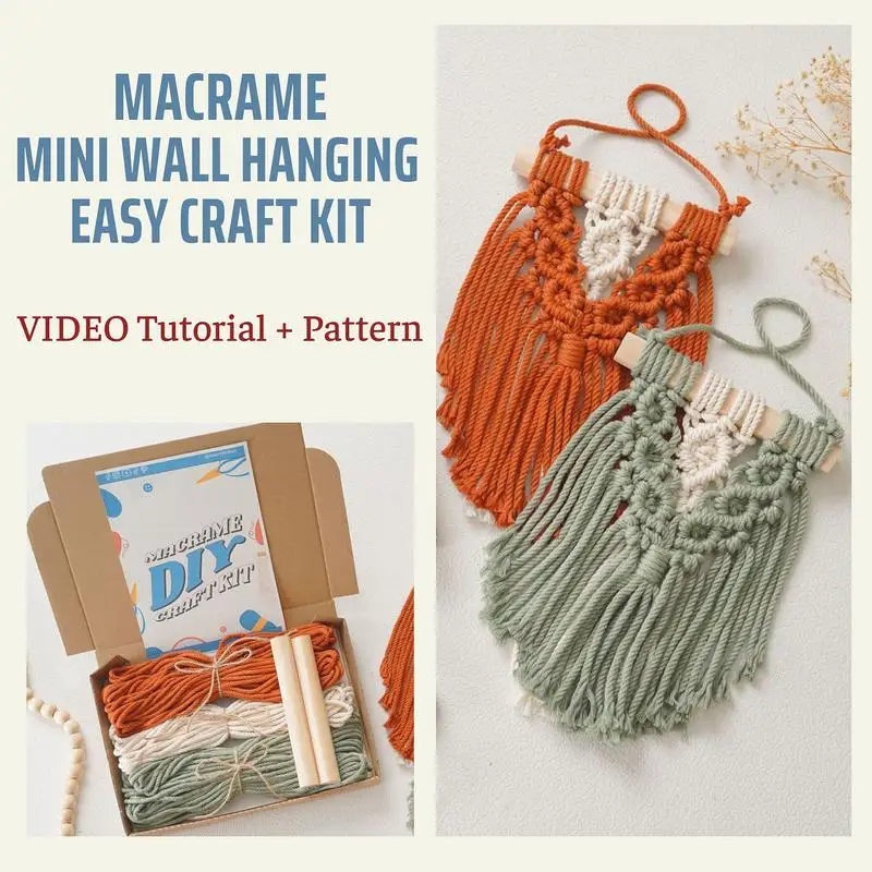 Macrame Kits For Adults Beginners Creative Christmas Macrame Kits Adults Christmas Craft Macrame Ornaments Starter Christmas