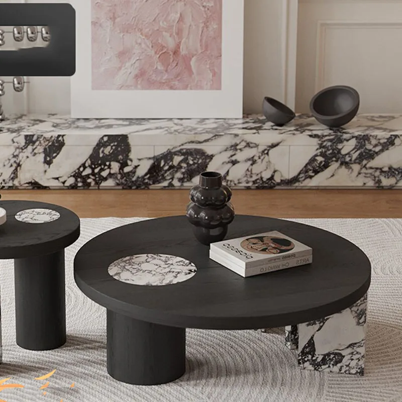 Italian Minimalist Coffee Table Living Room Black Modern Luxury Coffee Table Unique Design Mesas De Centro Para Sala Furniture