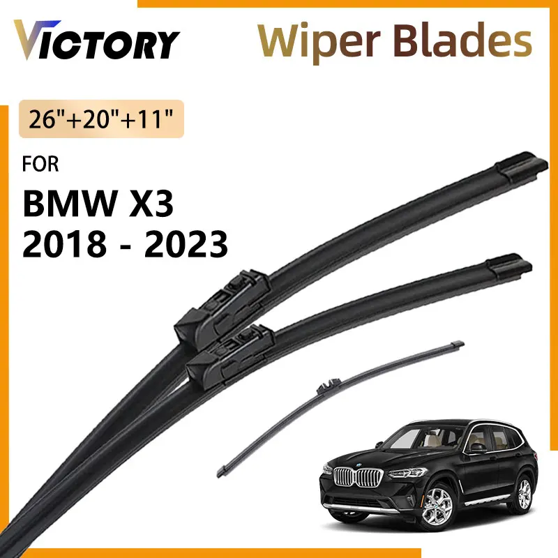 

Front Rear Wiper Blades For BMW X3 X3 M G01 F97 2018 - 2023 2022 2021 2020 2019 Accessories Windshield Windscreen Window Brushes