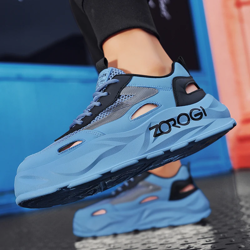 ฤดูร้อนใหม่ผู้ชายรองเท้าBreathableรองเท้าผ้าใบกลางแจ้งแพลตฟอร์มรองเท้าผ้าใบลําลองรองเท้าวิ่งรองเท้าHollow Outรองเท้าแตะZapatillas Hombre