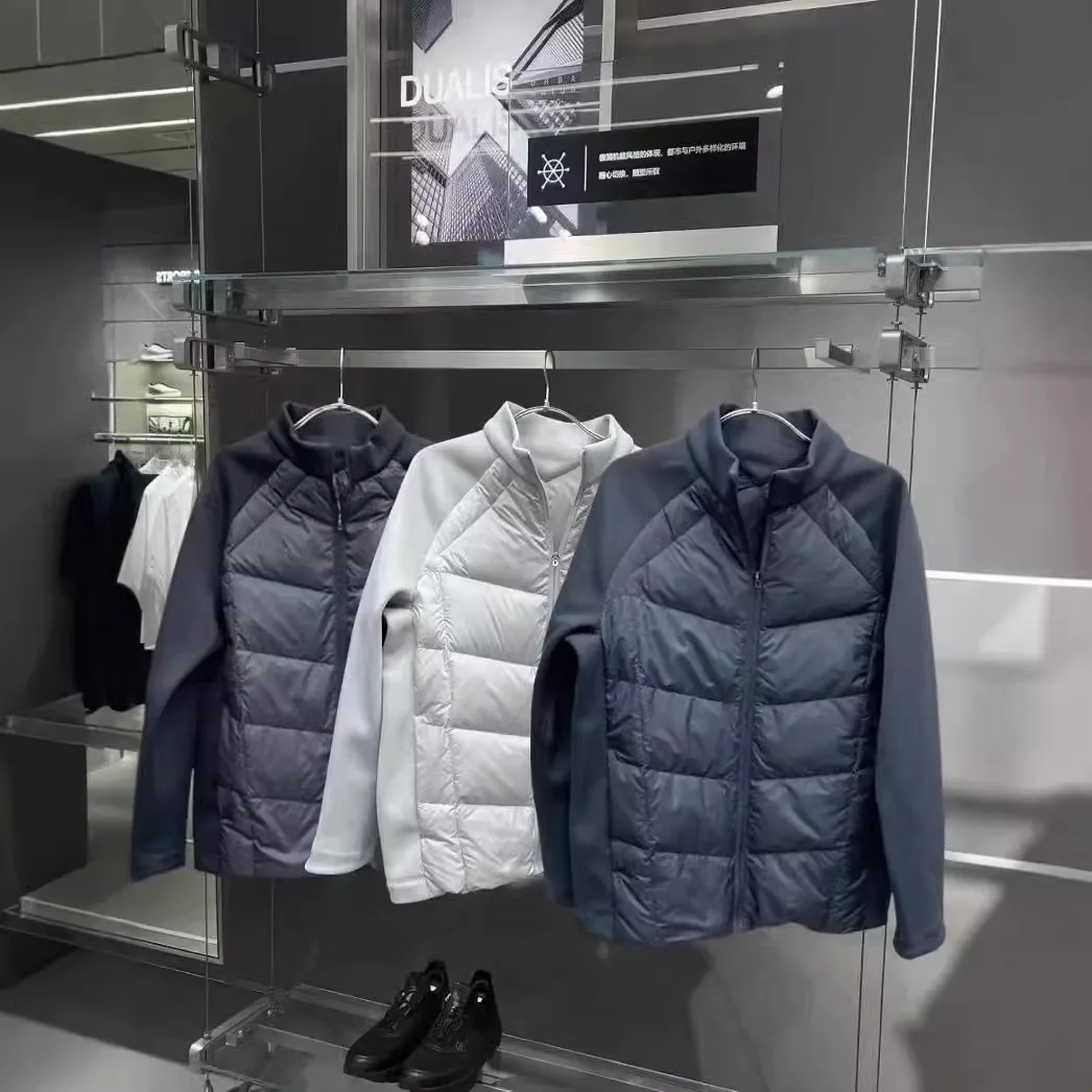 الشتاء سليم الوقوف طوق أسفل سترة رجل خياطة بطة بيضاء أسفل الرياضة المشي لمسافات طويلة معاطف رجل jaquetas masculina de inverno JK-203