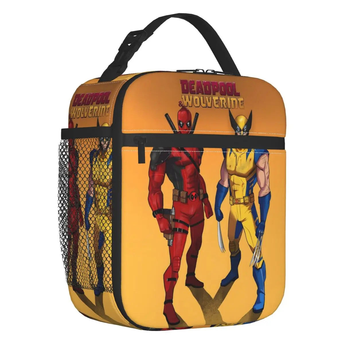 

Изолированные сумки для обеда на заказ Росомаха для женщин, винтажный портативный холодильник с героями мультфильмов аниме, термобокс для еды, ланч-бокс для работы, школы, путешествий