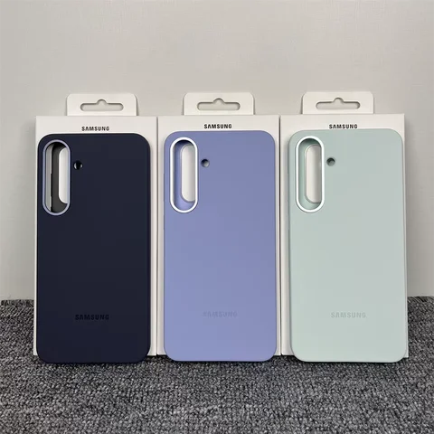 Оригинальный мягкий чехол для телефона из жидкого силикона для Samsung S25 Plus, силиконовый полный защитный противоударный чехол для Galaxy S25Plus S25 +
