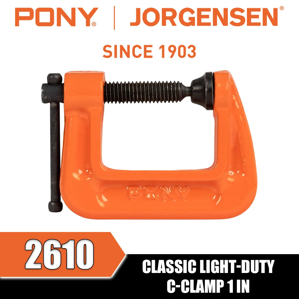 PONY&JORGENSEN 2610 2630 2640 2650 2660 2680 Classic Light-duty C-clamp Clamping Tools