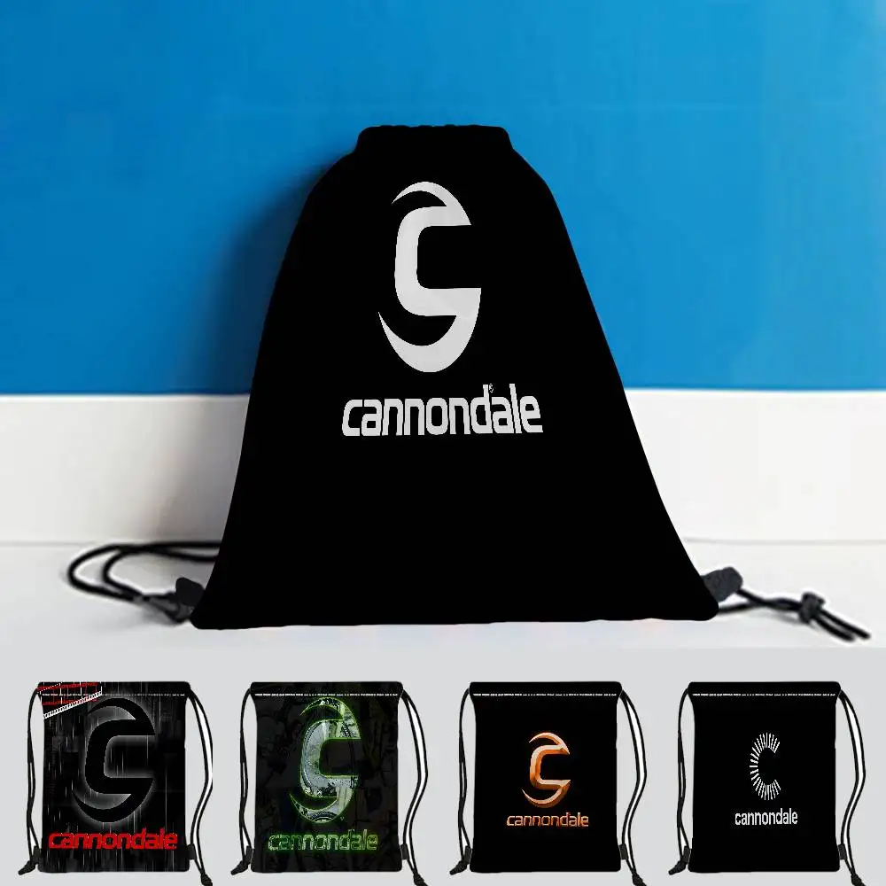 Cannondales Cartoon Drawstring Bags Sports Backpack Gym Sackpack String Bag For Yoga