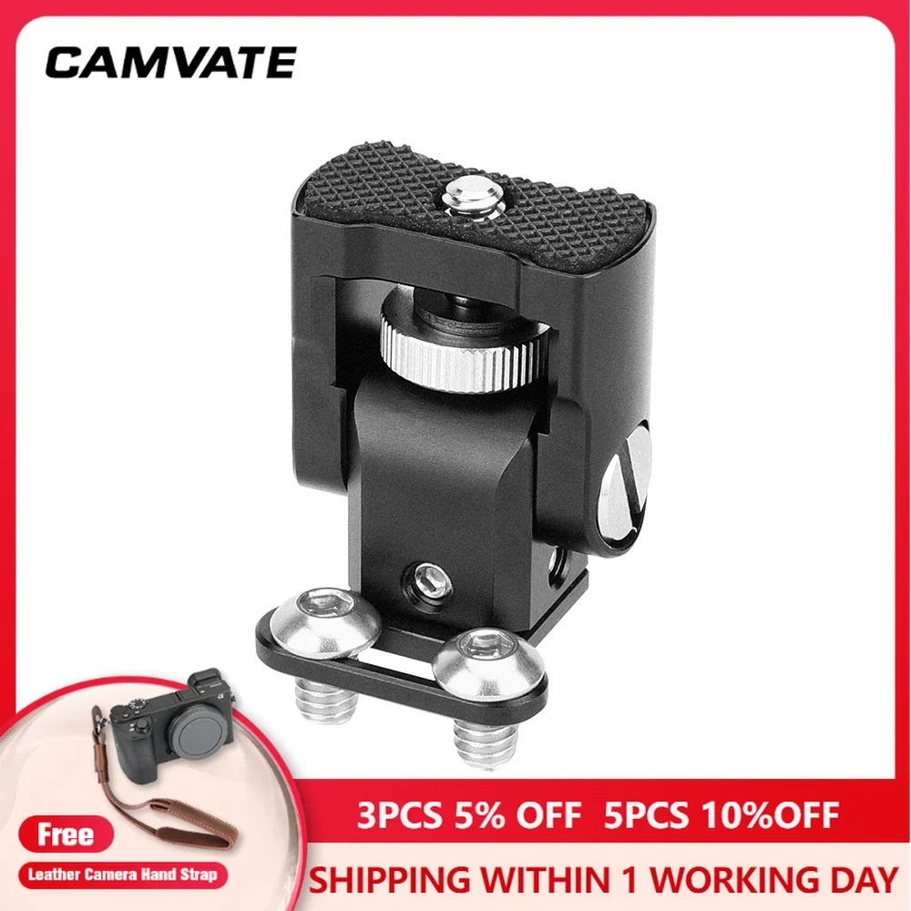 CAMVATE 180° Tilting Monitor Holder Support With 1/4