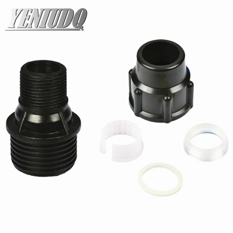 Plastic PE Tap Water Irrigation Water Pipe Quick Connector Female Male Thread to Pipe 20mm 25mm 32mm 40mm 50mm 63mm
