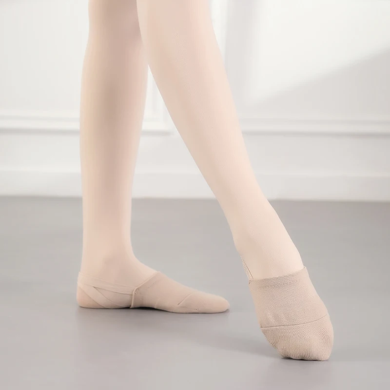 SWDZM ragazze scarpe da ginnastica ritmica mezza suola Jazz Ballet scarpe da ballo donna bambini adulti scarpe a mezza punta scarpe da danza del