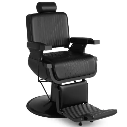Barber Chair for Barbershop Salon, Vintage Barber Chair | Salon & spa chairs, Heavy Duty Hydraulic Pump, 360° Swivel
