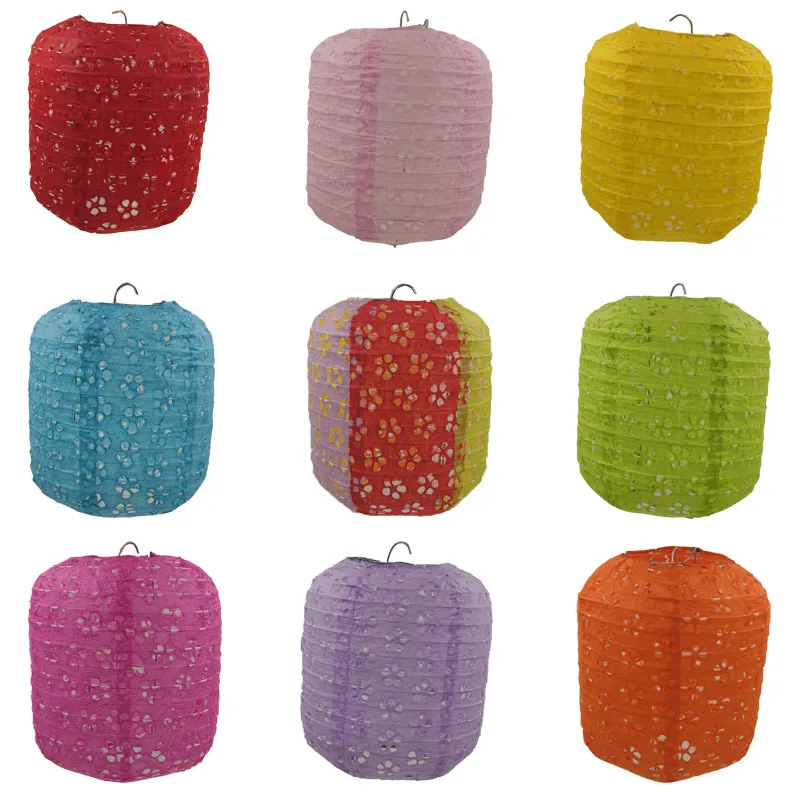 Elliptische, hohle chinesische Papierlaternen, 6 Zoll (15 cm), für Hochzeits-, Geburtstags- und Partydekoration, zum Aufhängen in Haus, Garten und Schlafzimmer. – Detail 4