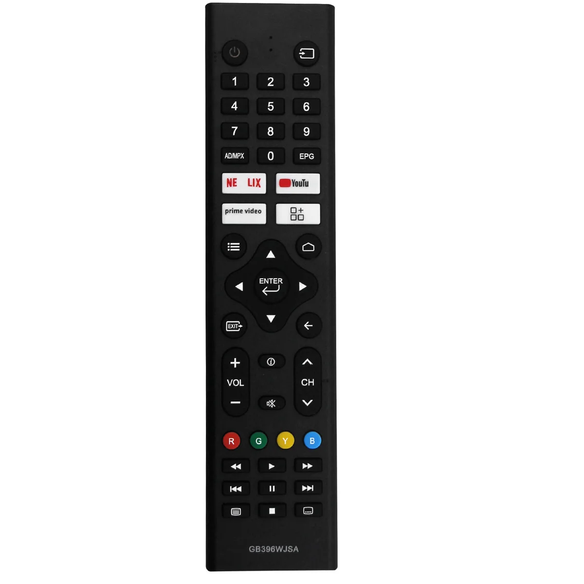 A57G-GB396WJSA Replace Remote Control for Sharp LCD TV 2TC32DF1I 2T-C50DF1I 2T-C42DF1I