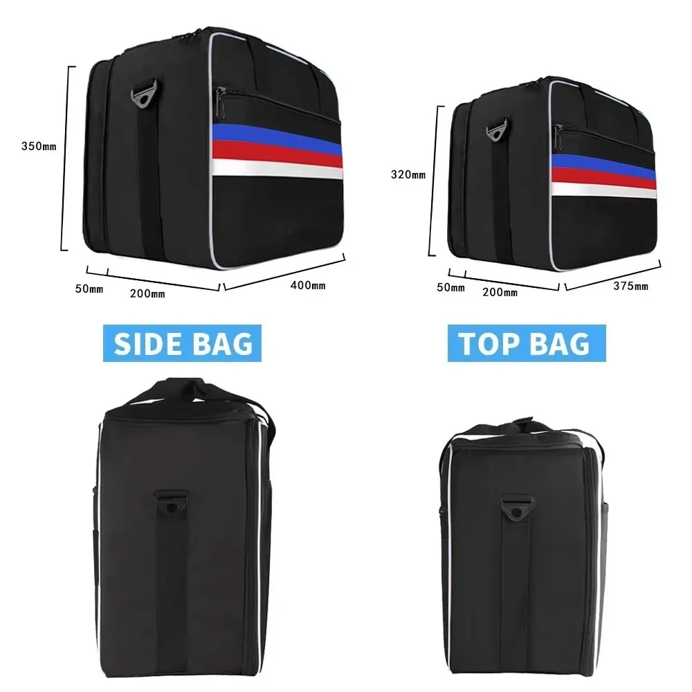 Motorcycle Saddlebag For R1250GS For ADV LC R1200GS F850GS F750GS F800GS 2018-2025 Luggage Inner Bag Expandable Saddle Bags