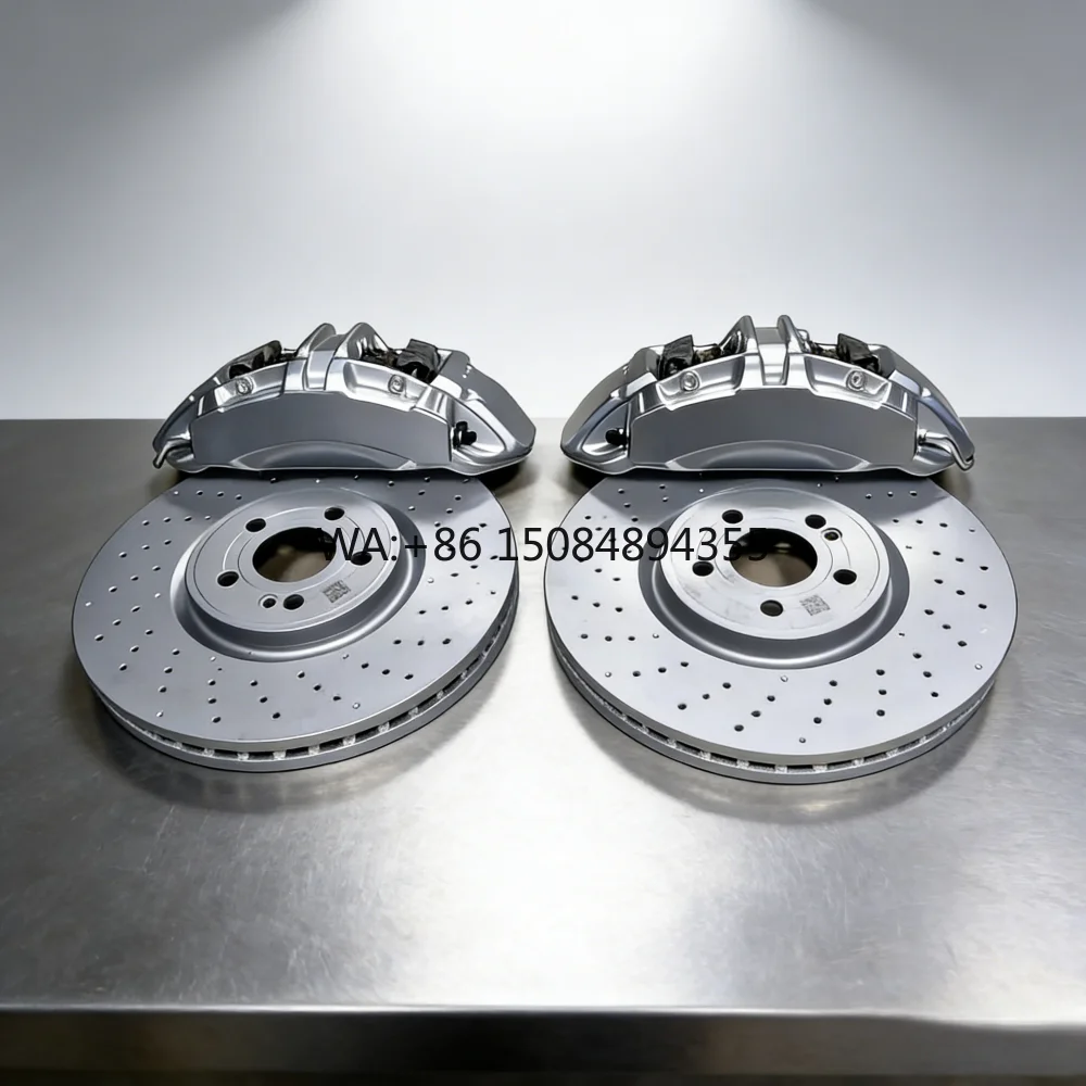 

High Performance 4 Pot Big Brake Caliper Kit, 285/300/330mm Brake Disc for Universal Vehicle Refitting Tuning