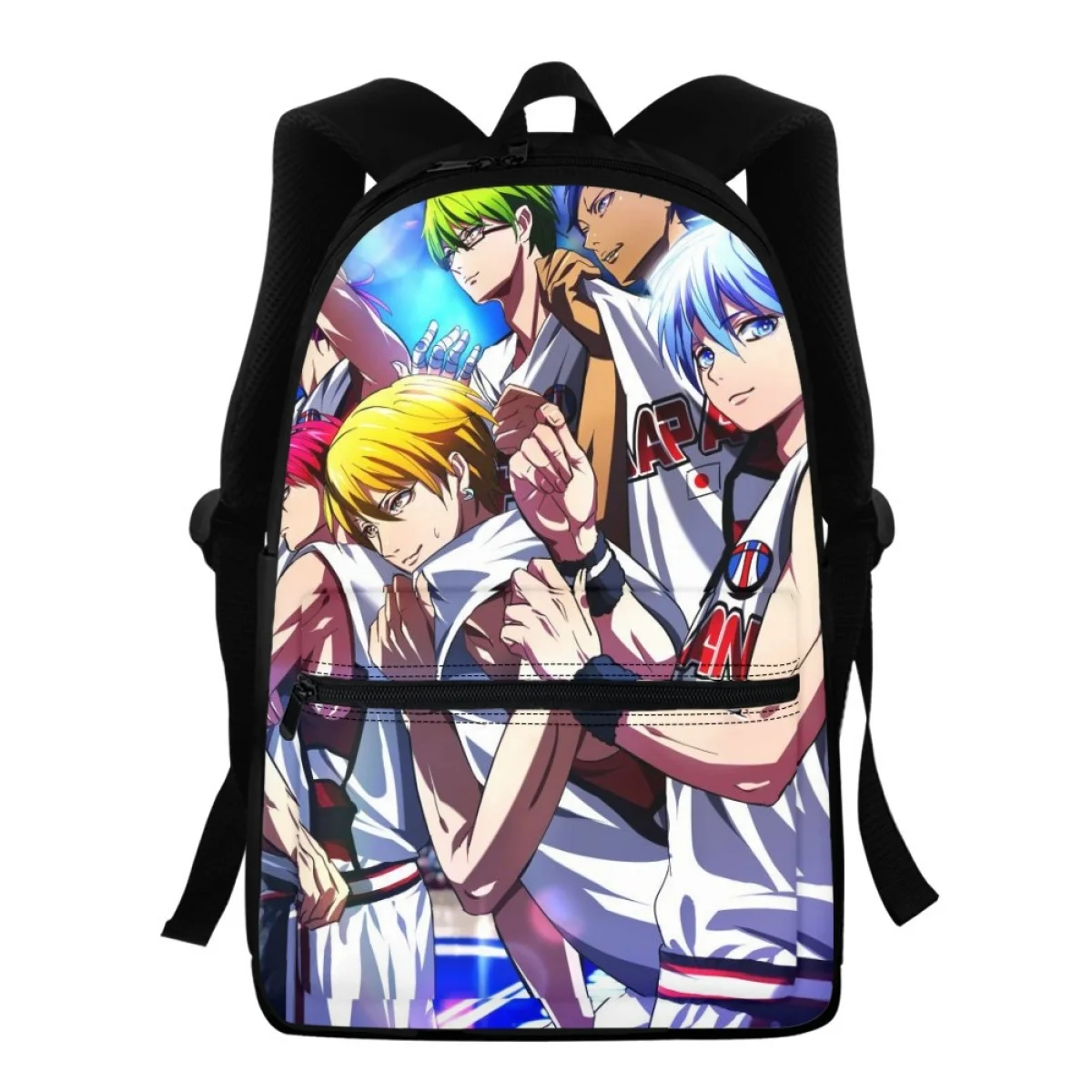 FORUDESIGNS Anime Design Bookbags Zipper Kuroko No Basuke School Backpacks High School Students Travel Bag Teenagers Escolar