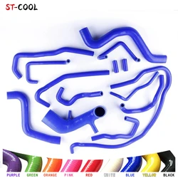 For Nissan Safary Y61 Patrol GR ZD30 3.0 TD 3.0TD Heater Radiator Hoses Silicone Tubes Kit Piping 14PCS 11 Colors