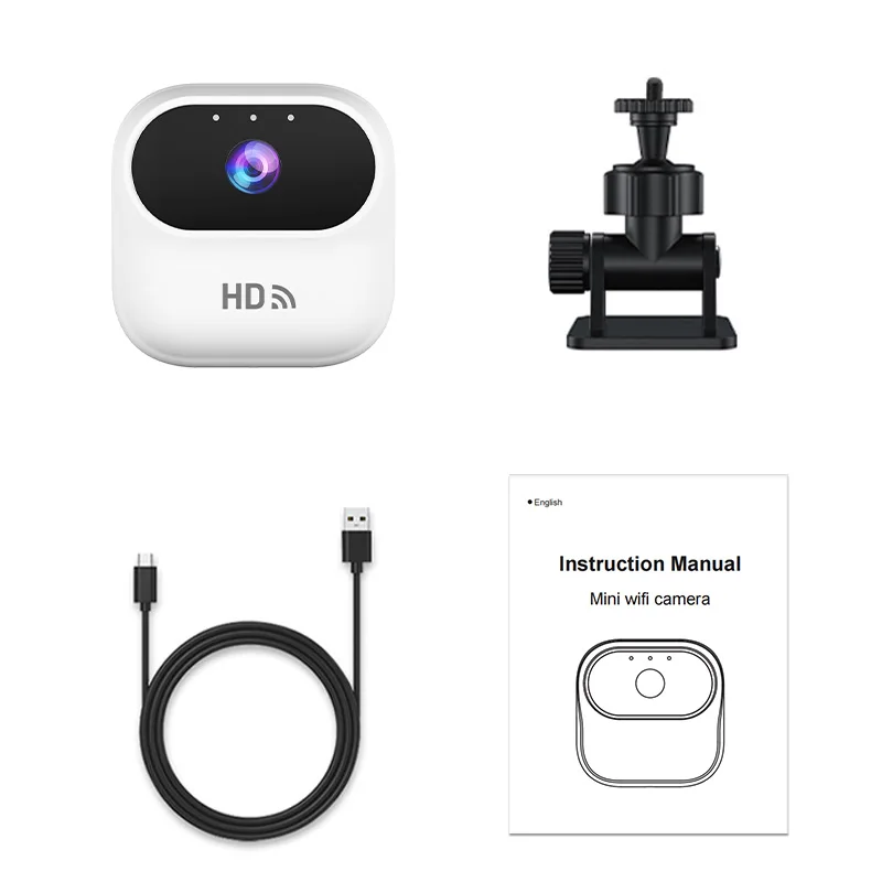 Ourlife HD Mini Camera WiFi Smart Home Security Camera Monitor Camcorders Videobewakingscamera met bewegingsregistratie
