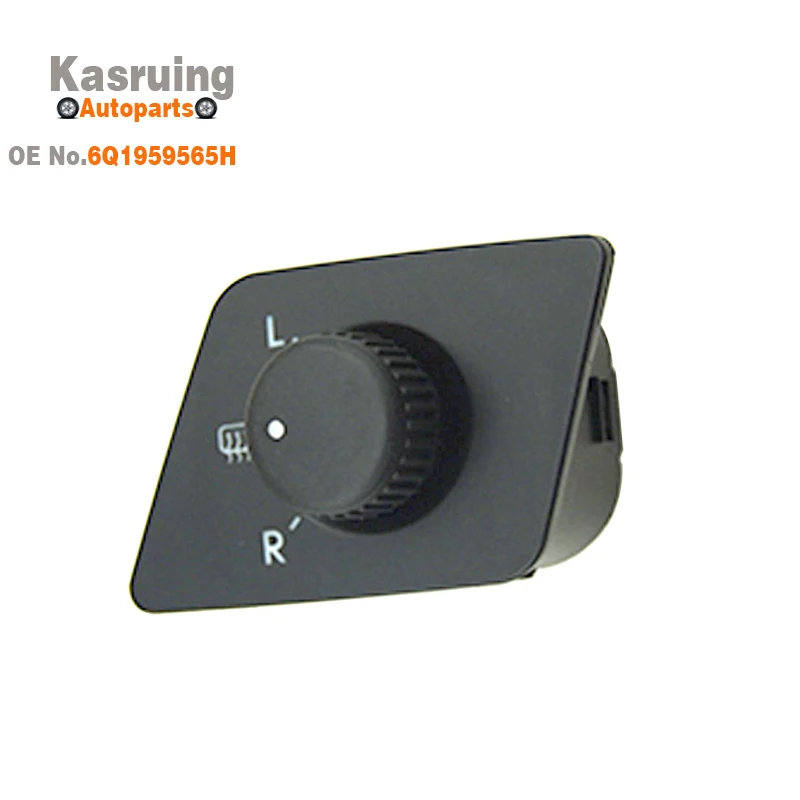 High Quality Adjust Knob Side Mirror Switch 6Q1959565H 6Q1 959 565H For VW Polo 9N 9N3 10 Pins