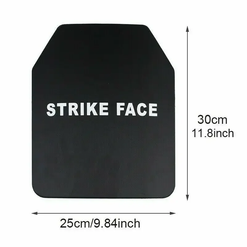 2pcs Tactical NIJ 3A IIIA Bulletproof Plates Ballistic Board Backpack Armor Panel Pair Set Ballistic Shield Pad 10x12 