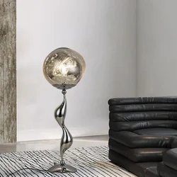 SANDYHA Nordic Designer Lava Floor Lamp Home Decor LED Table Standing Lighting for Bedroom Living Room Sofa Study Indoor Fixture