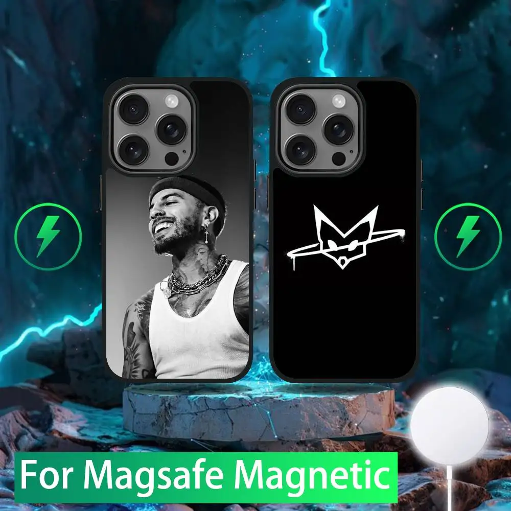 

R-Rauw A-Alejandro Phone Case For iPhone 16,15,14,13,12,11,Pro,Max,Plus,Mini,SE New Magsafe Magnetic Wireless Charging